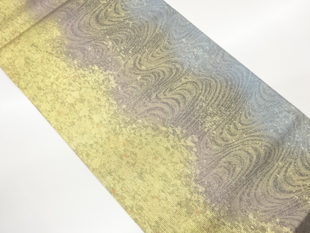 JAPANESE FUKURO OBI / PULP CLOTH / WOVEN STREAM